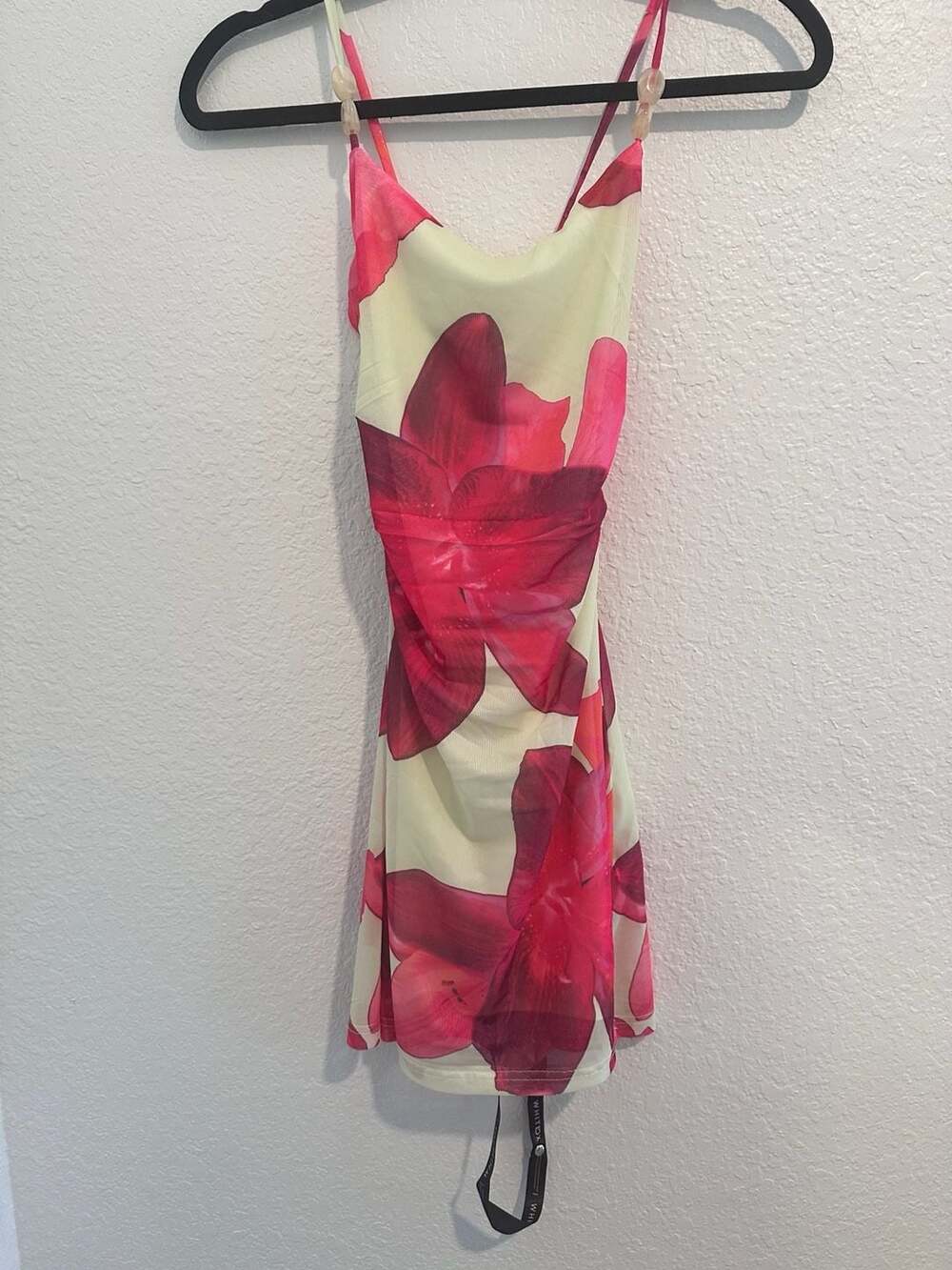 White Fox Boutique From Day To Night Mini Dress Lemon Lily XS